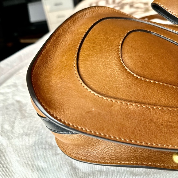 Chloe Nano Hayley Leather Shoulder Bag Tan Brown - Picture 8 of 12